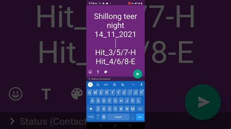 Night Teer Counter ( Hit Number) .